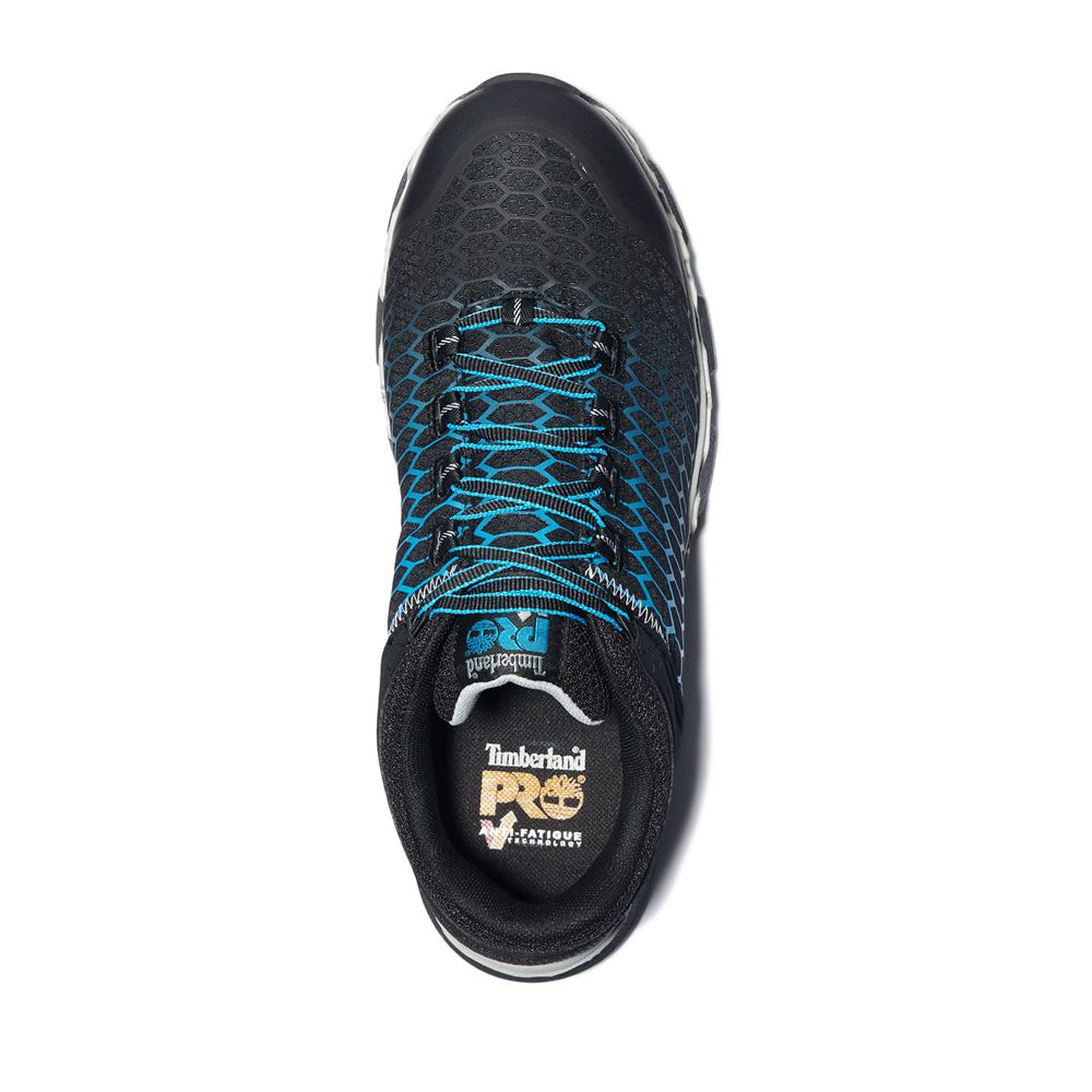 Pantofi De Lucru Timberland Dama Negrii/Albastri - Pro® Powertrain Sport Alloy Toe Eh - Romania - VN